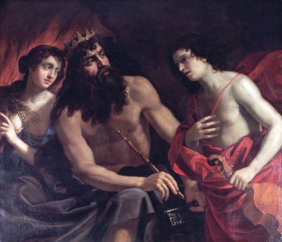 Pluto, Orpheus und Eurydike von Benedetto the Elder Gennari